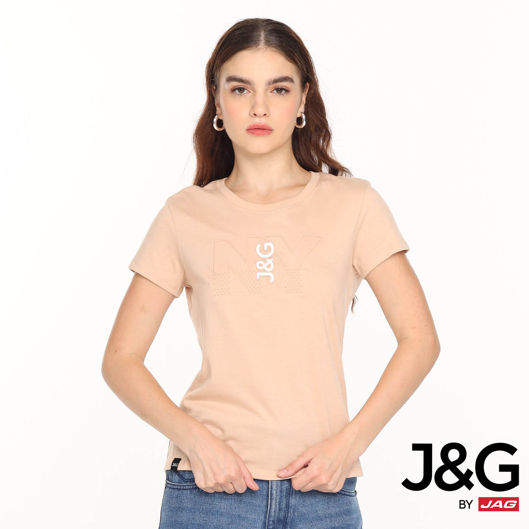 J&G Girls Tops Round Neck Relaxed Fit