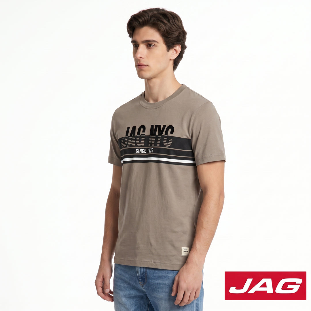 Jag Men’s Rugged Boxy Fit Basic Roundneck T-Shirt 32RH2001