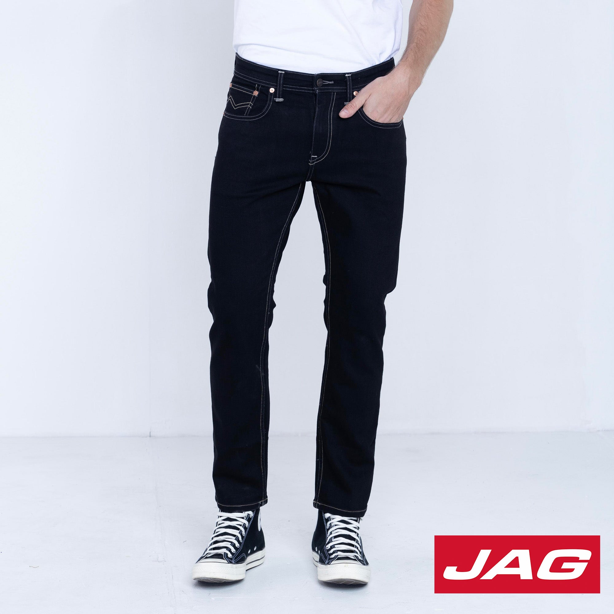 Jag Men's Tapered Jeans in One Wash – Jag Jeans