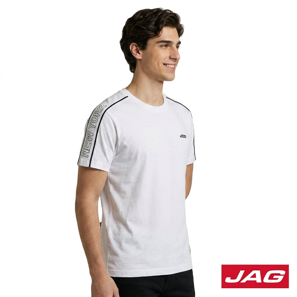 Jag Men’s Rugged Boxy Fit Roundneck T-Shirt 3A082001