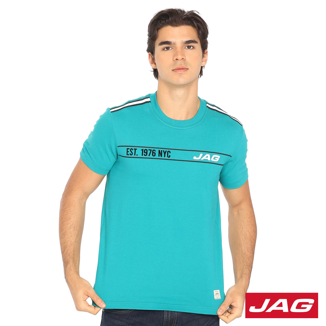 Jag Men's Round Neck Rugged Boxy Fit 33TB2001