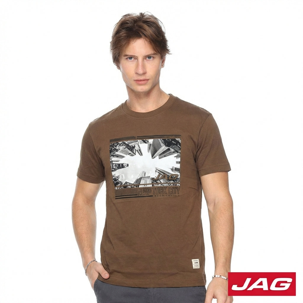 Jag Men's Roundneck Rugged Boxy fit 32R42001
