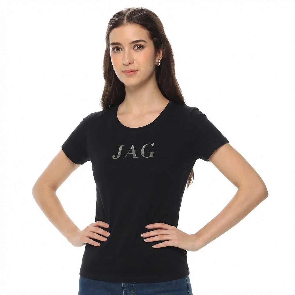 Jag Ladies Round Neck Graphic Tee 83RL8000