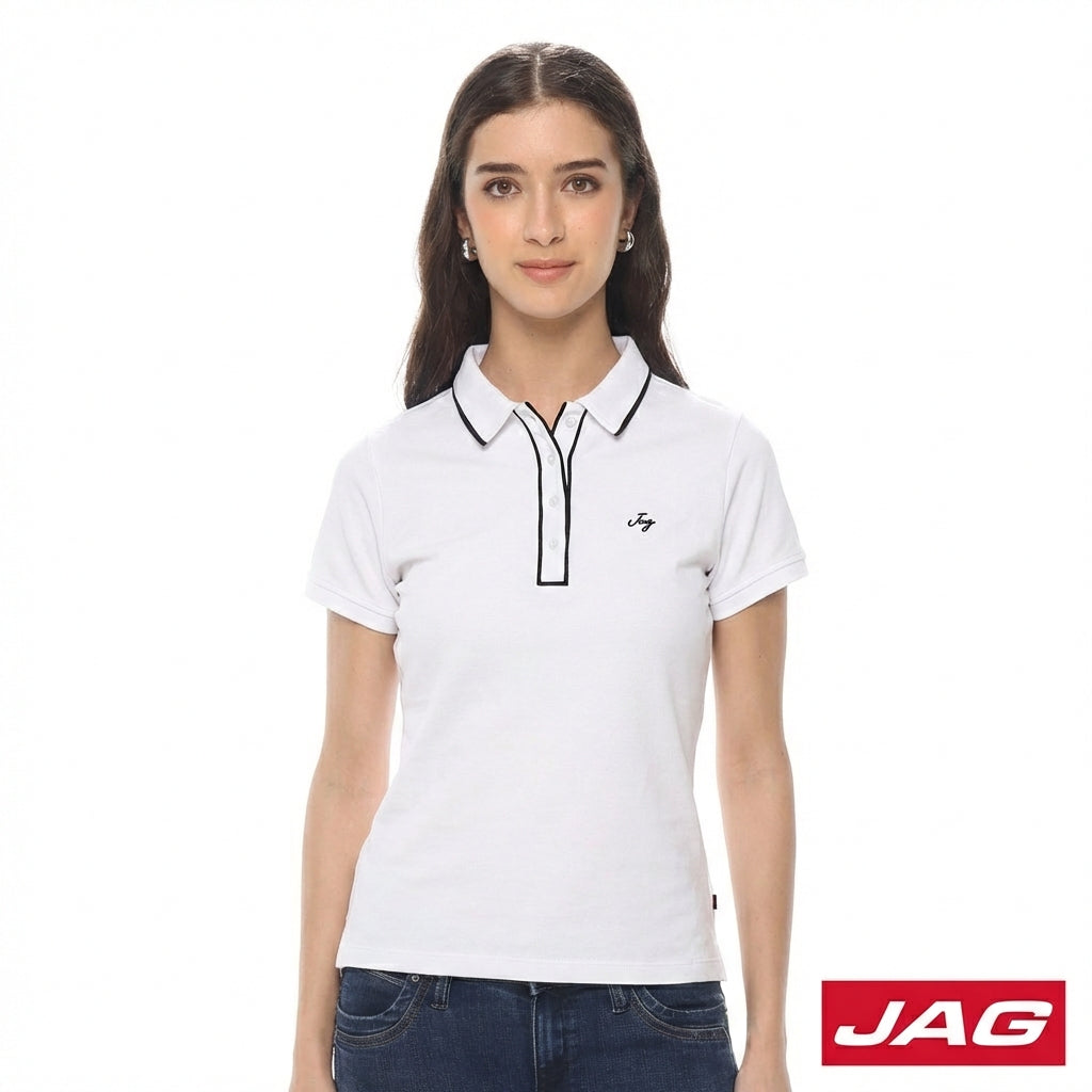 Jag Ladies Loose Fit Polo Shirt 81EM5001