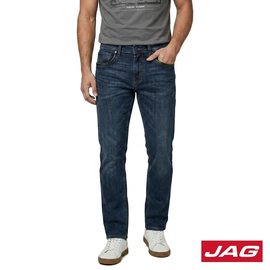 Jag Black Men's Slim Straight Denim Jeans 30" 12521683