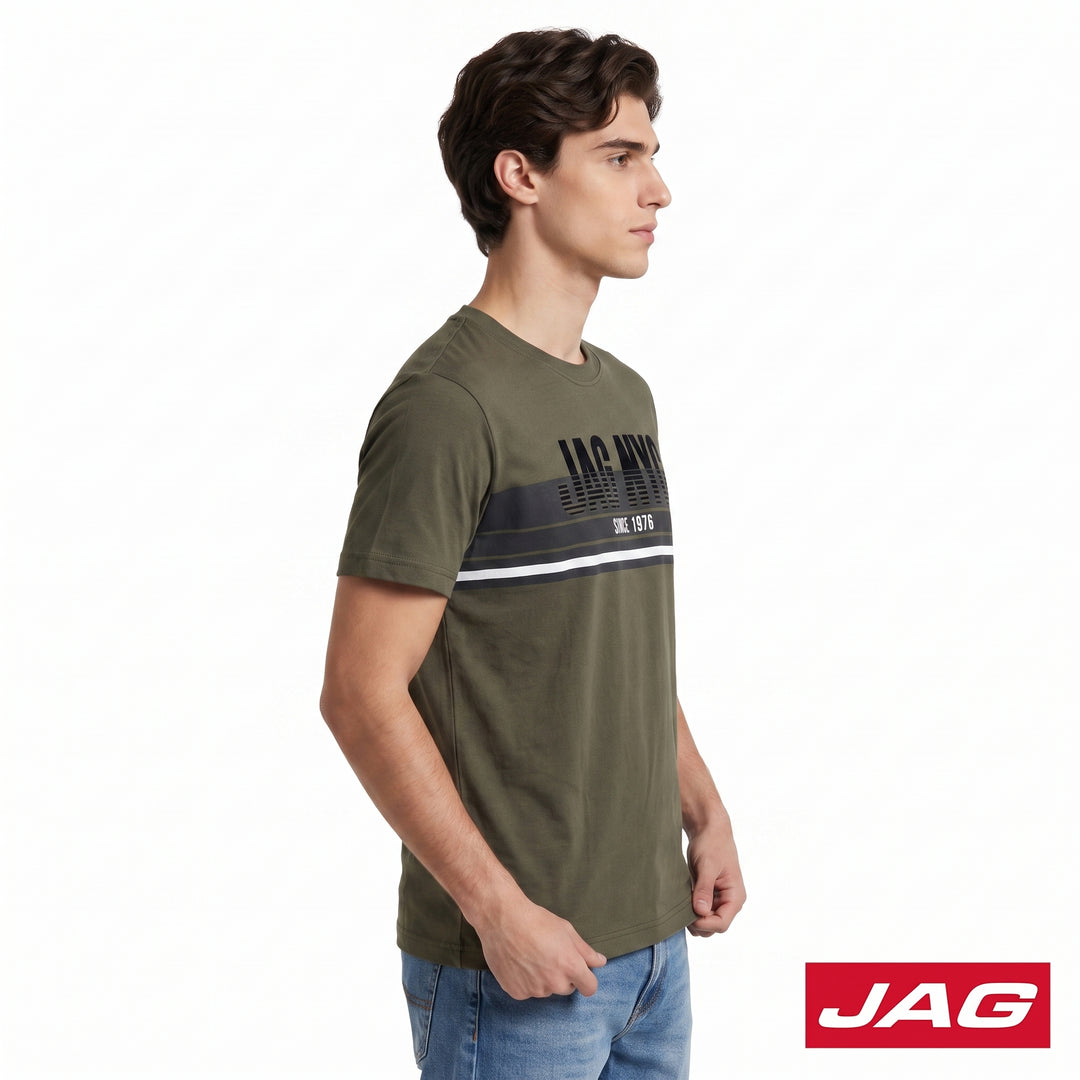 Jag Men’s Rugged Boxy Fit Basic Roundneck T-Shirt 32RH2001
