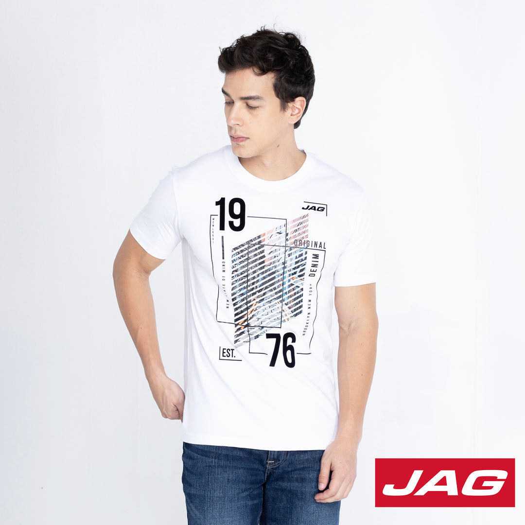 Jag Men's Rugged Boxy Fit Graphic Tee