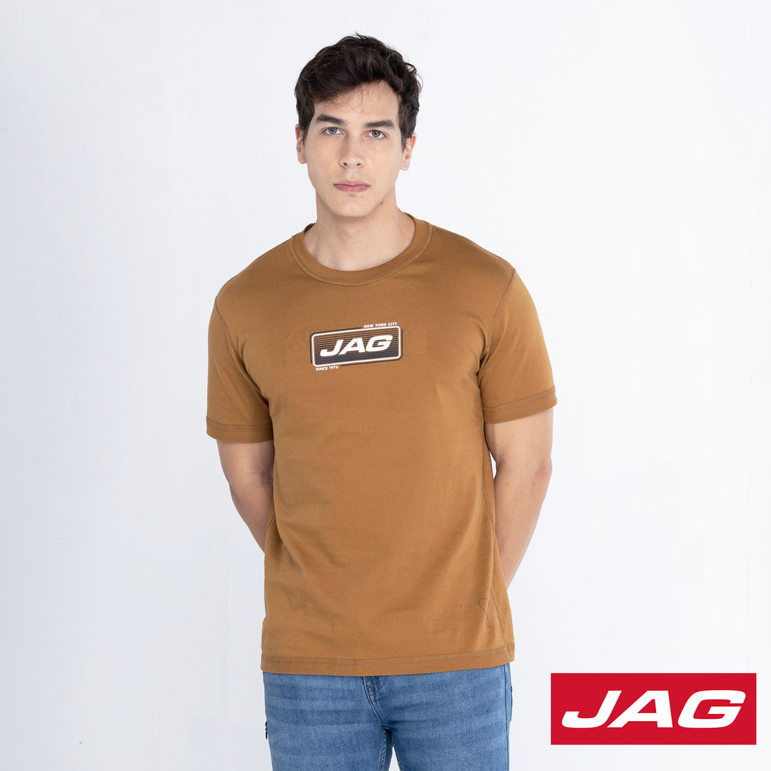 Jag Men's Rugged Boxy Fit Reversible Logo Tee