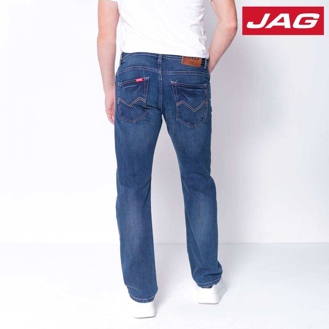Jag Men's Classic Slim Straight