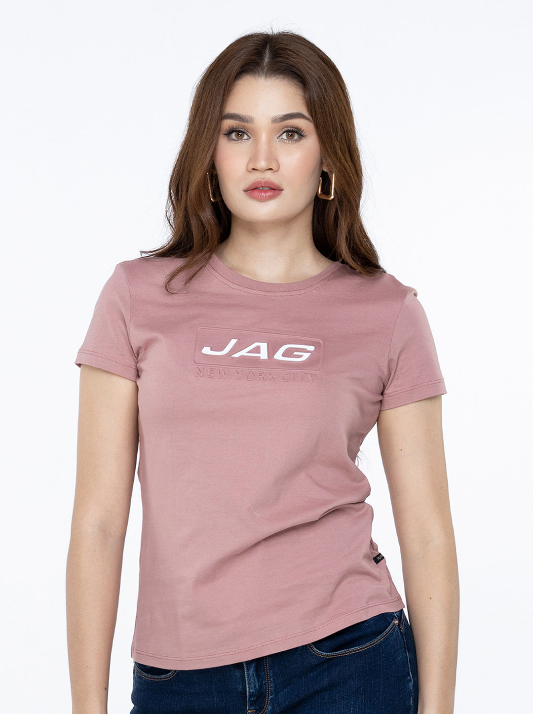 Jag Ladies Relaxed Fit Logo Tee