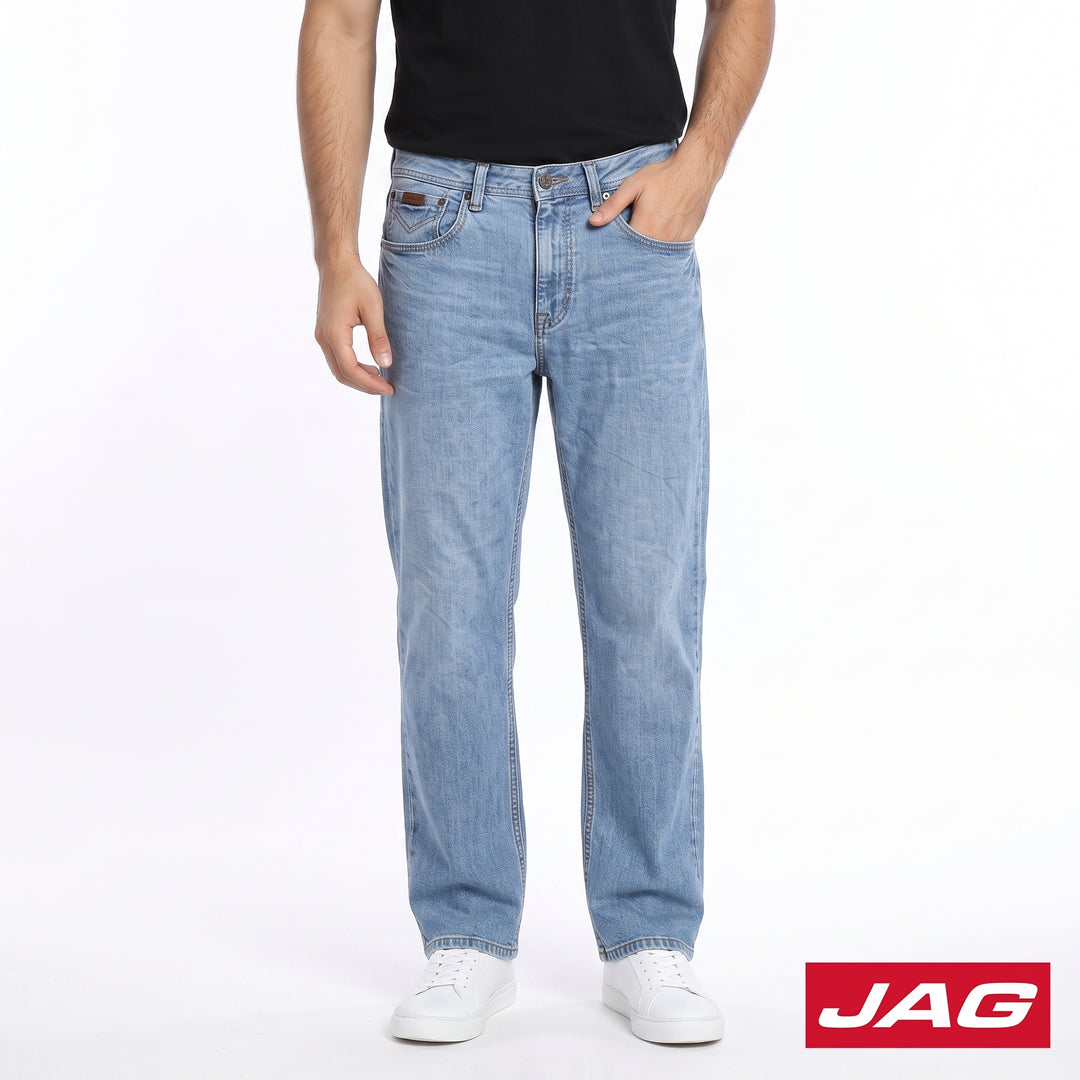 Jag Denimtech X Daniel Padilla Men’s Baggy Denim Jeans 30" Wide Straight Pants 193033K5