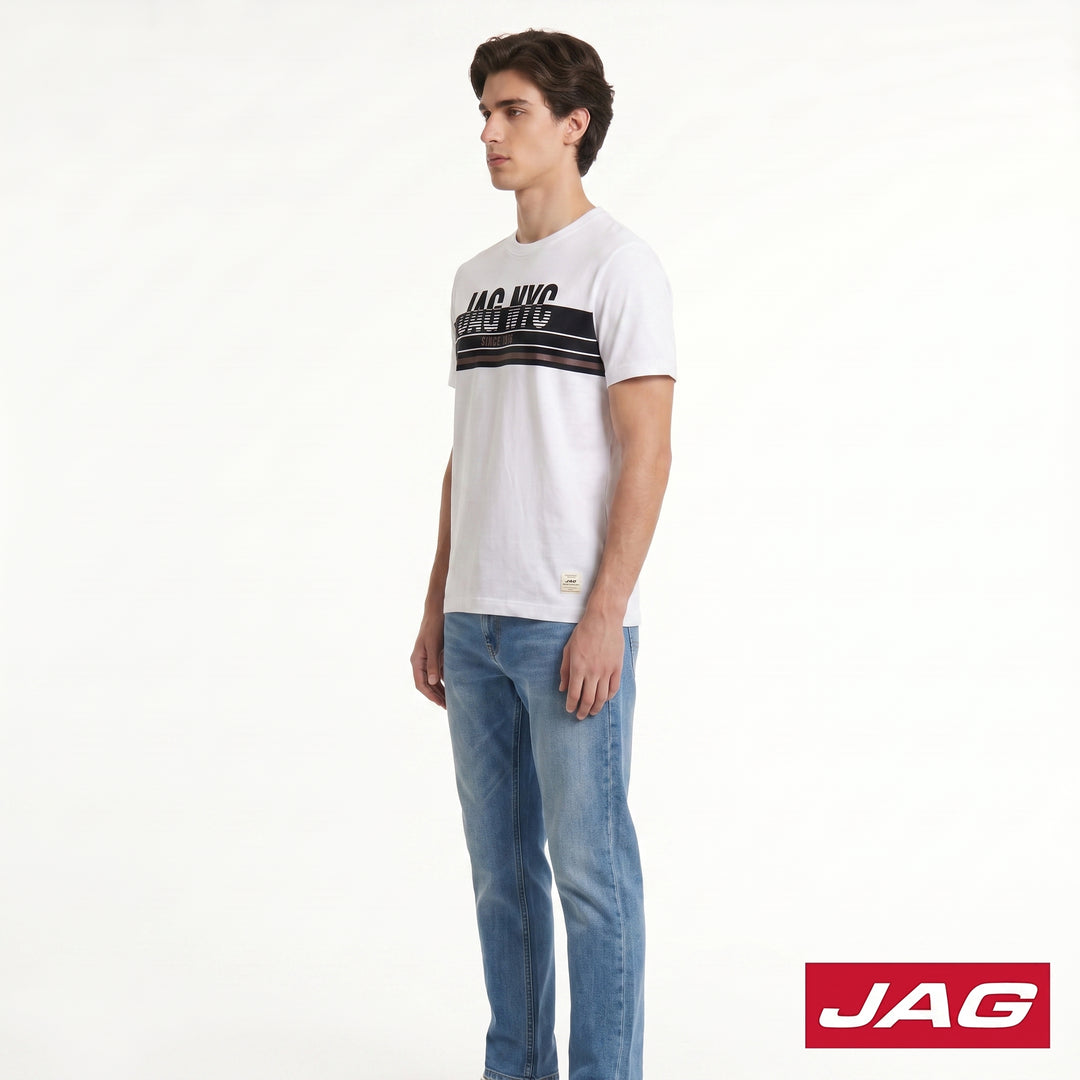 Jag Men’s Rugged Boxy Fit Basic Roundneck T-Shirt 32RH2001