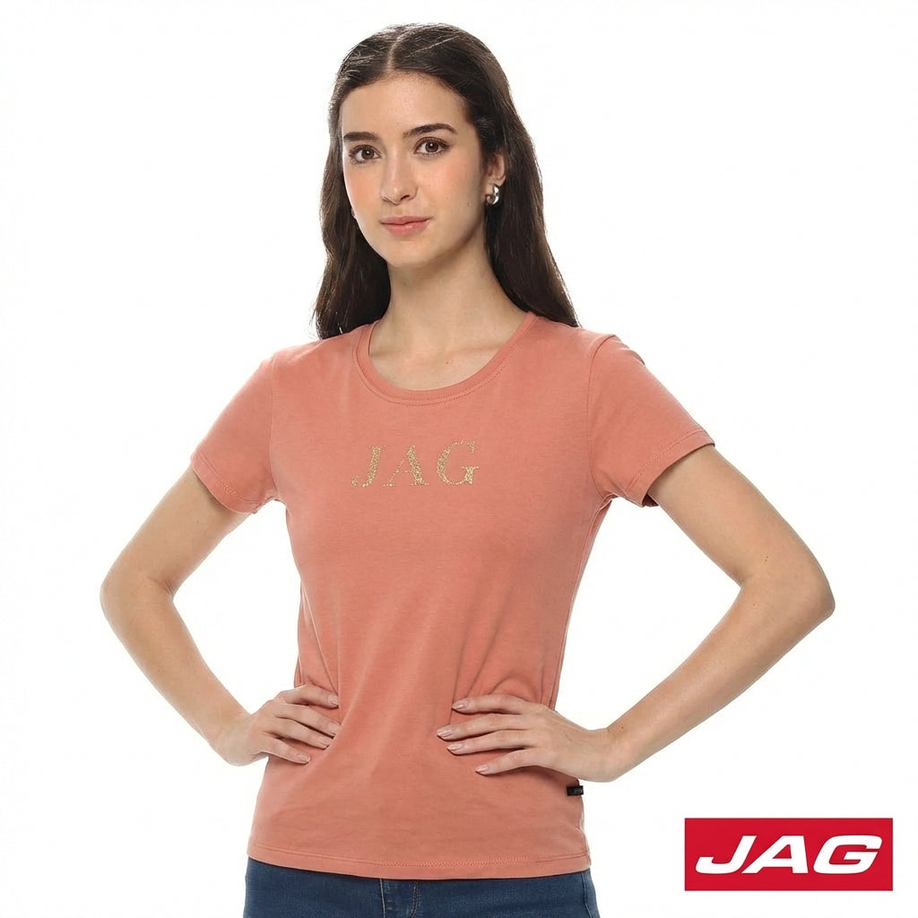 Jag Ladies Round Neck Graphic Tee 83RL8000