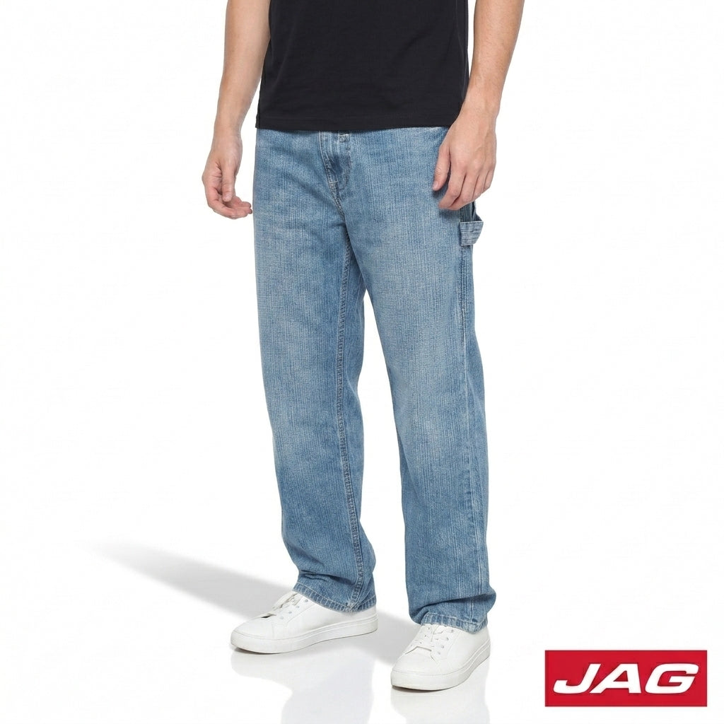 Jag Men’s Baggy Denim Jeans 30" Wide Straight Pants 19933413