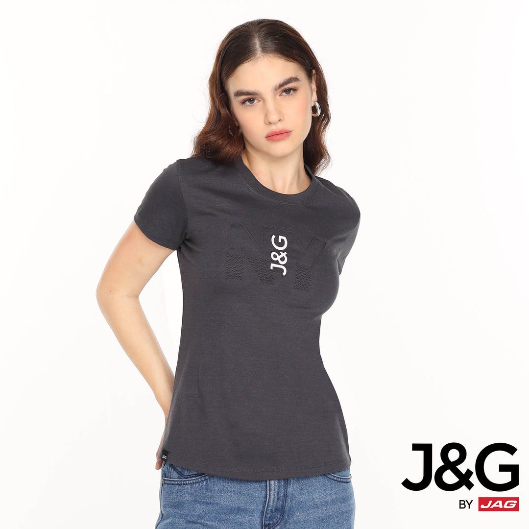 J&G Girls Tops Round Neck Relaxed Fit