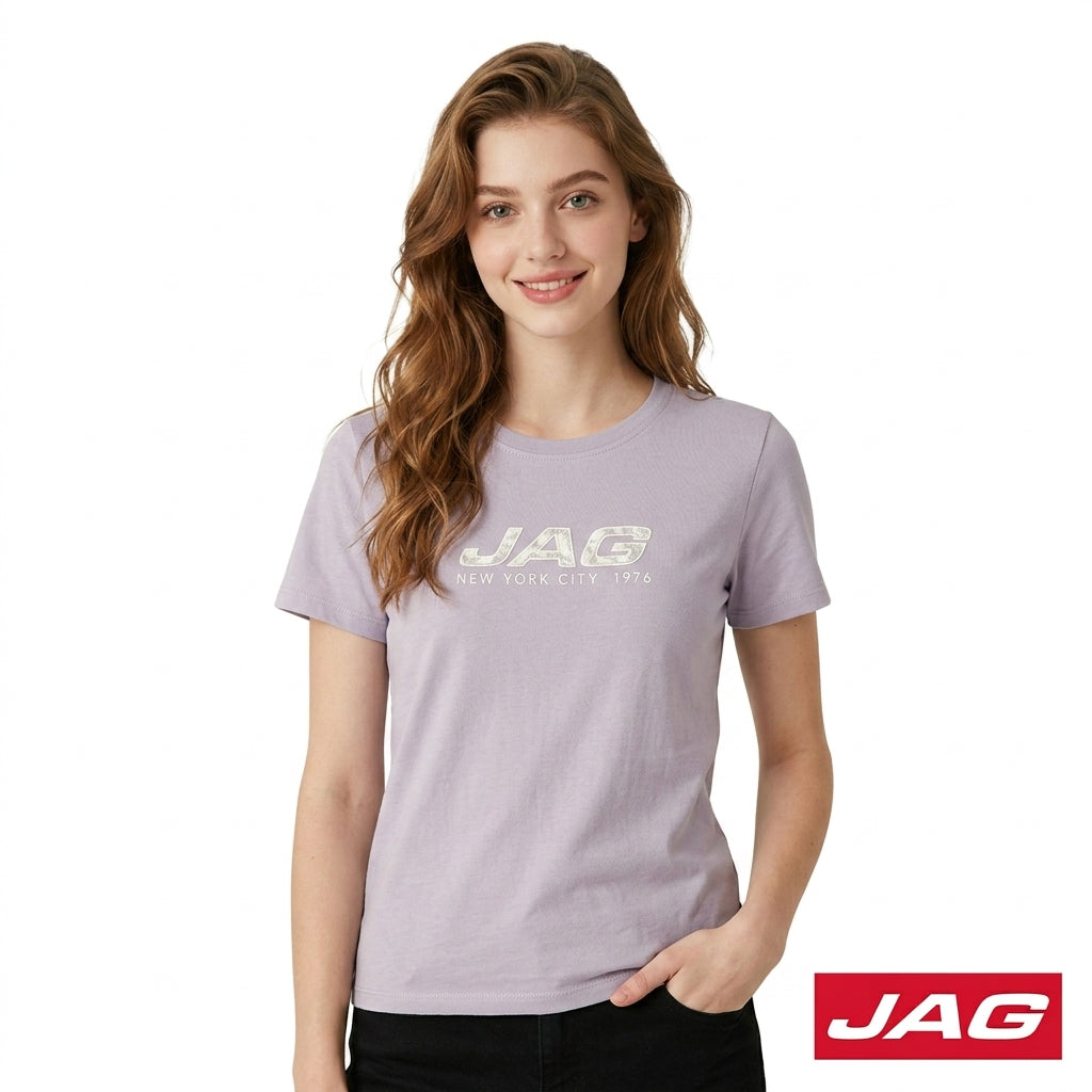 Jag Ladies Roundneck Logo Tee 83RU8000