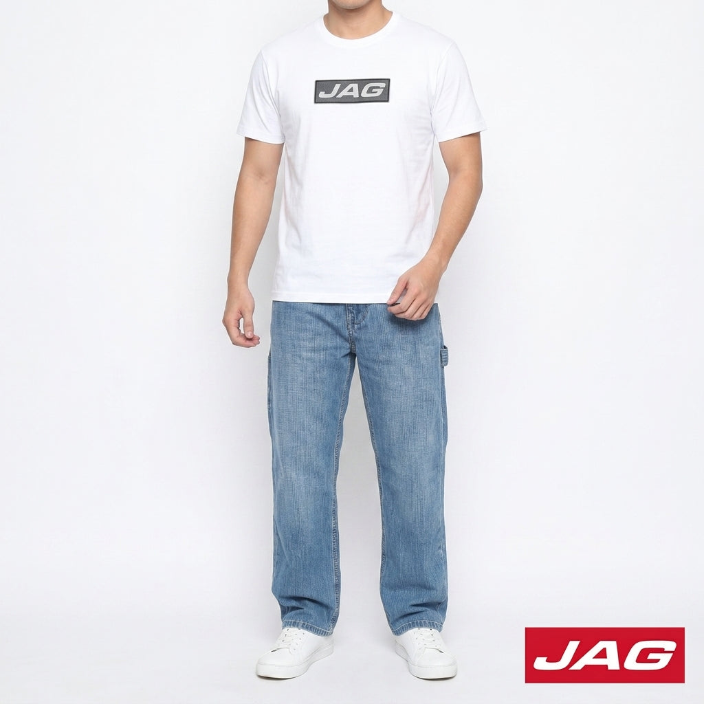 Jag Men’s Baggy Denim Jeans 30" Wide Straight Pants 19933413