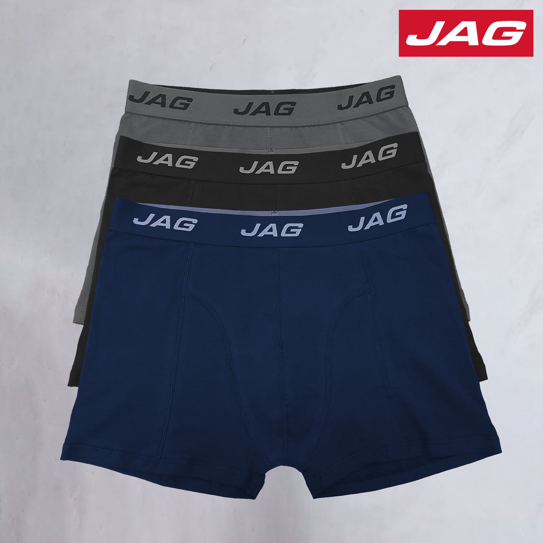 Jag Men's Boxer Brief 3 in 1 Assorted Pack 50AA3000