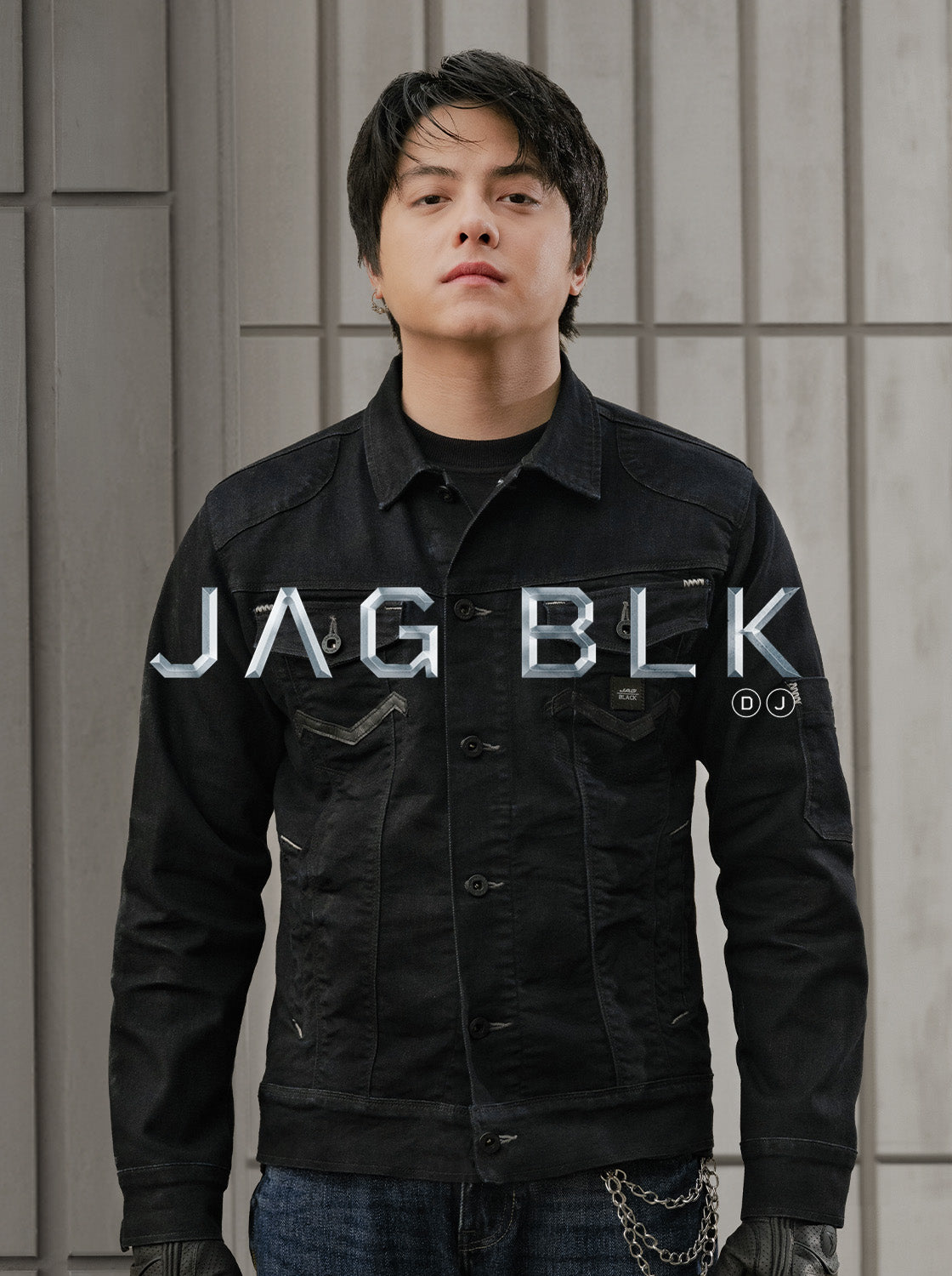 Jag Black Hardcore Collection Featuring Daniel Padilla Men s Jacket Jag Jeans