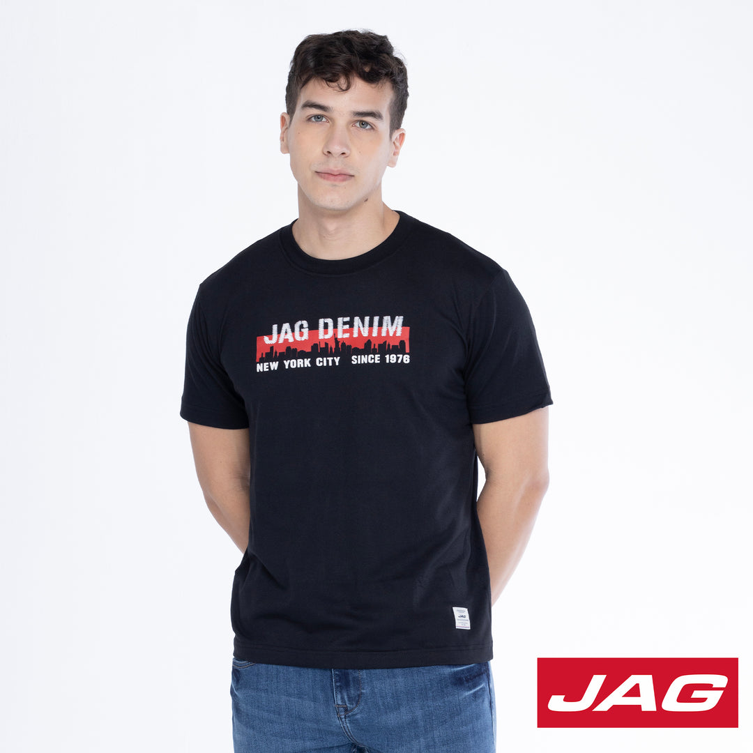 Jag Men's Rugged Boxy Fit Graphic Tee