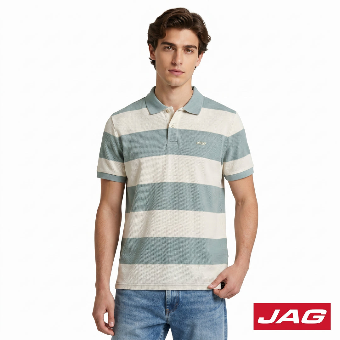 Jag Men's American Vintage Popcorn Polo Shirt 93MN3000