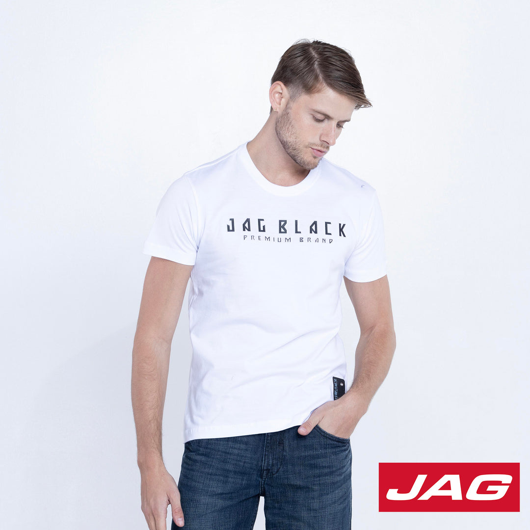 Jag Black Men's Rugged Boxy Fit Tee