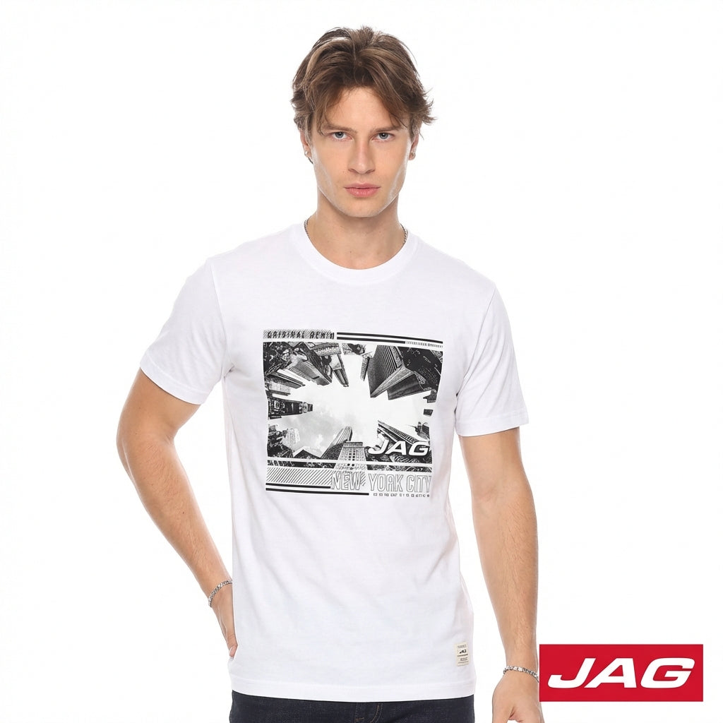 Jag Men's Roundneck Rugged Boxy fit 32R42001