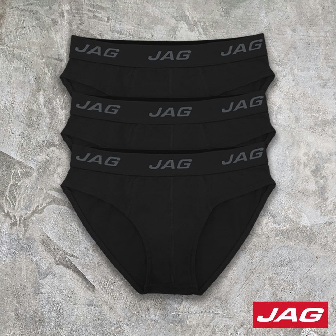 Jag Men's Hipster Brief 3 in 1 Pack 50AF3000
