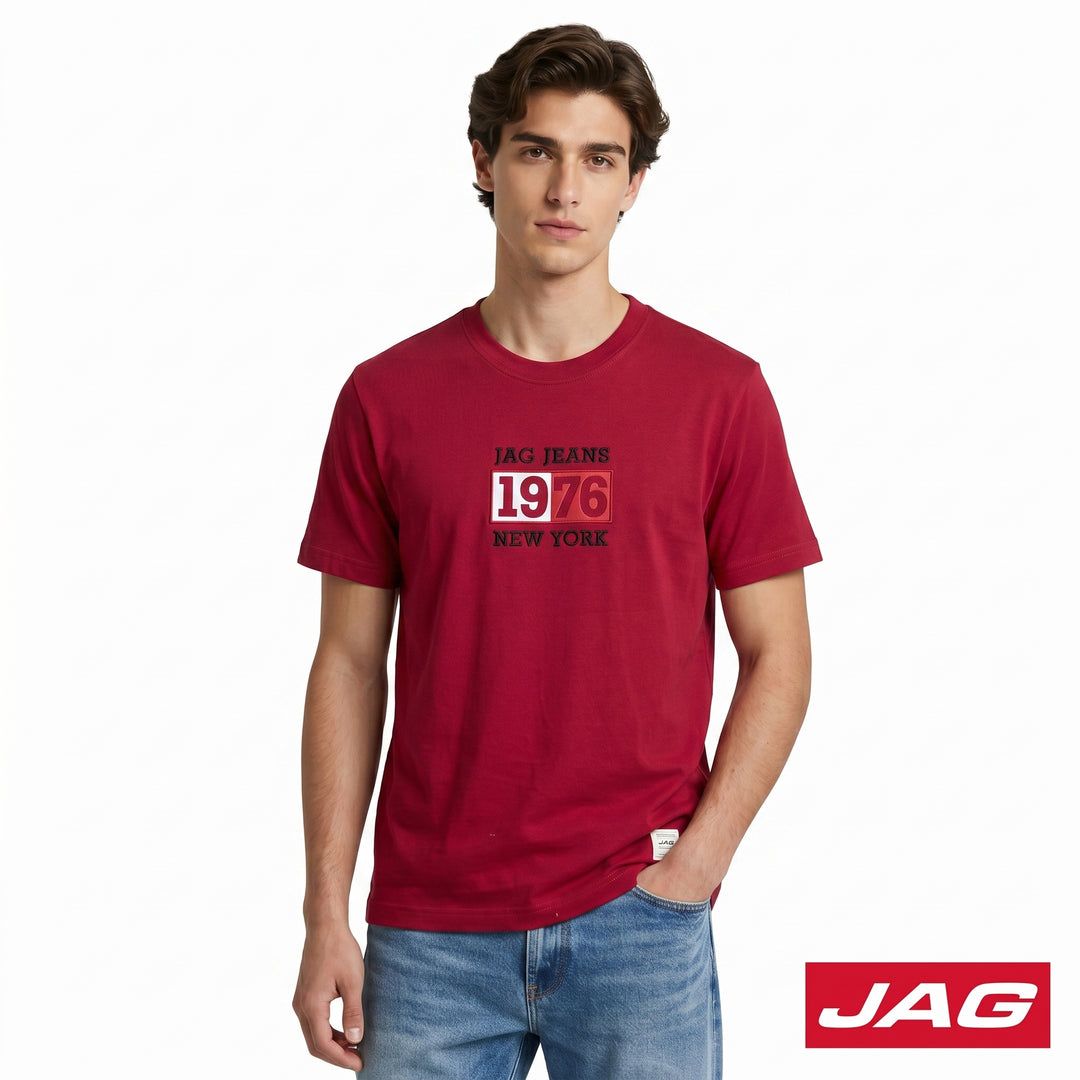 Jag Men’s Rugged Boxy Fit Roundneck T-Shirt 32R92001