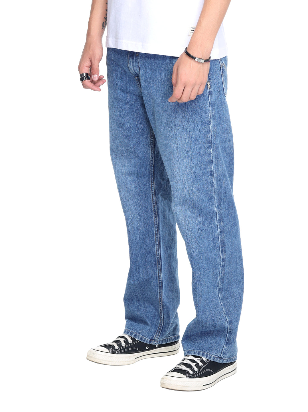 JAG Men's Wide Straight Denim Jeans 19903288