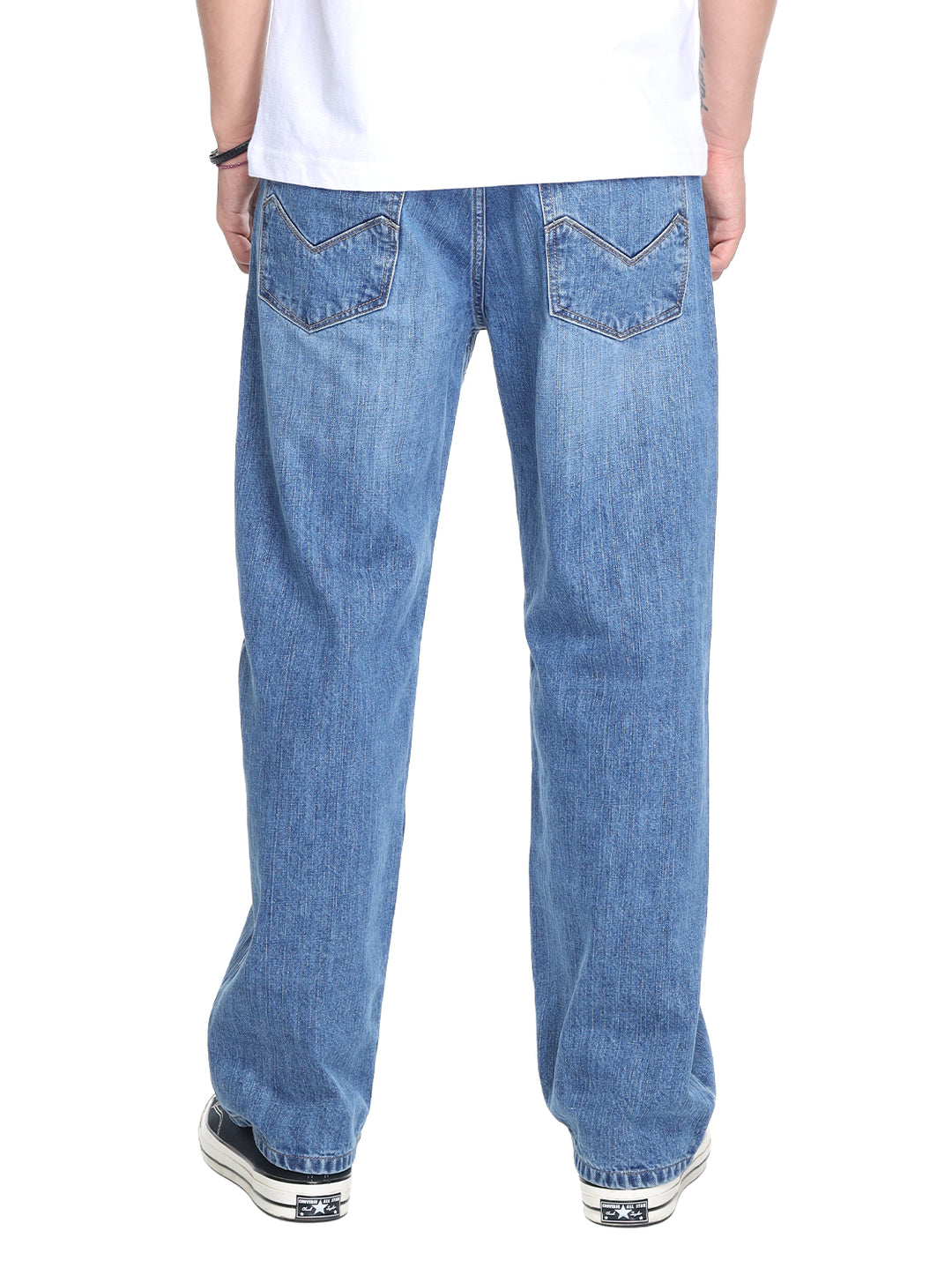 JAG Men's Wide Straight Denim Jeans 19903288