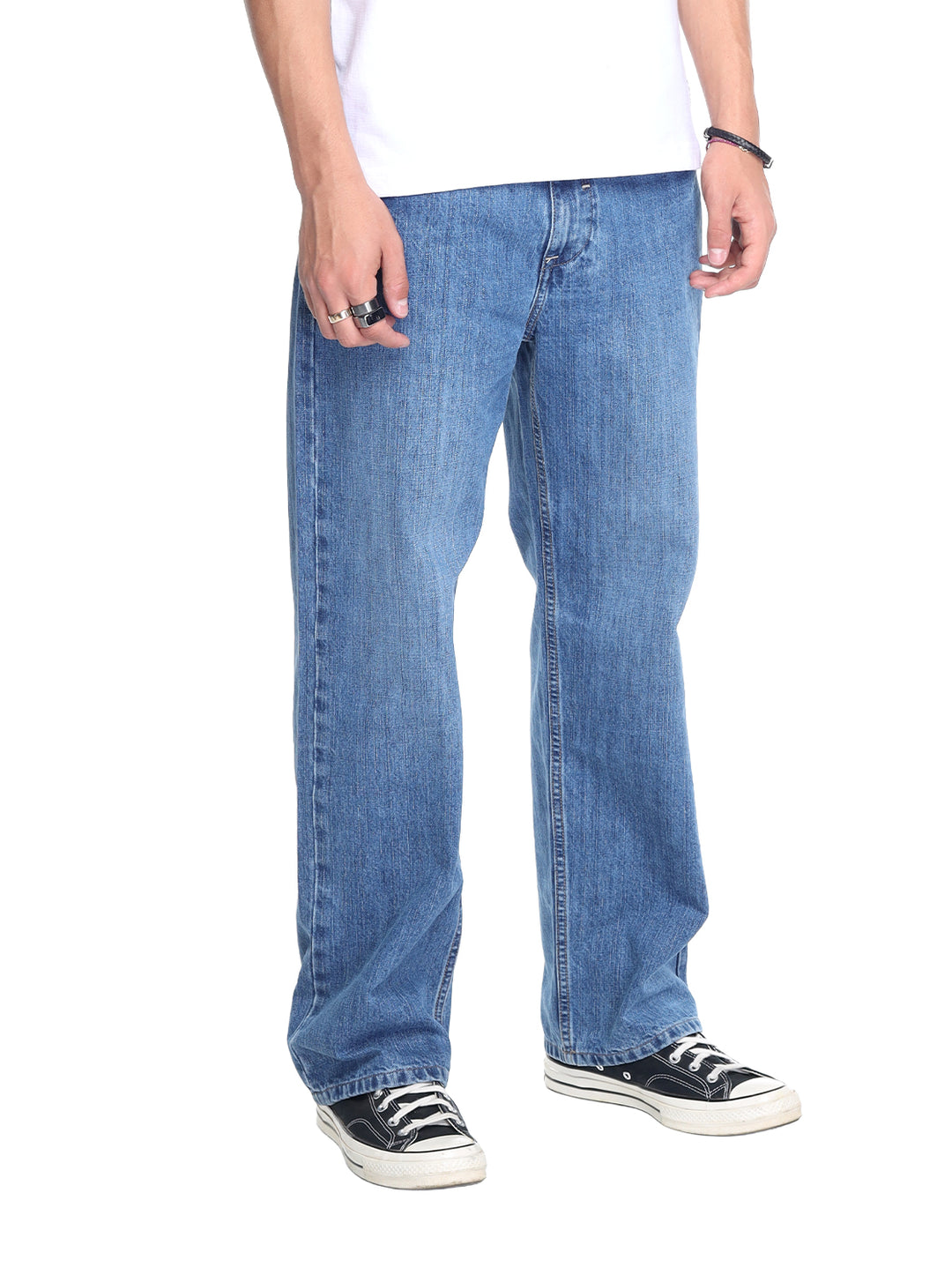 JAG Men's Wide Straight Denim Jeans 19903288
