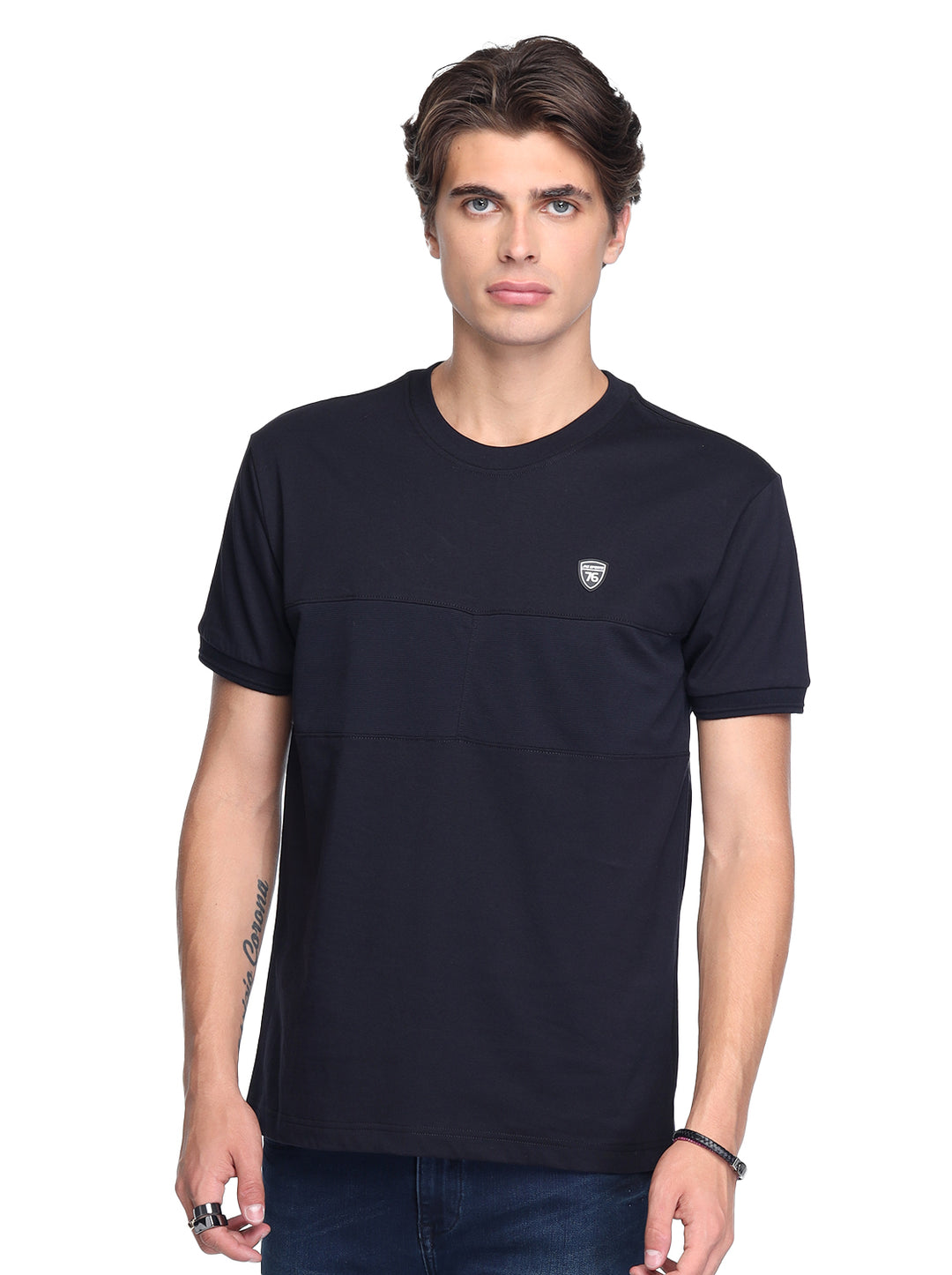 Jag  Men's Round Neck  Rugged Boxy Fit SJ Bio Polish 31CL2001