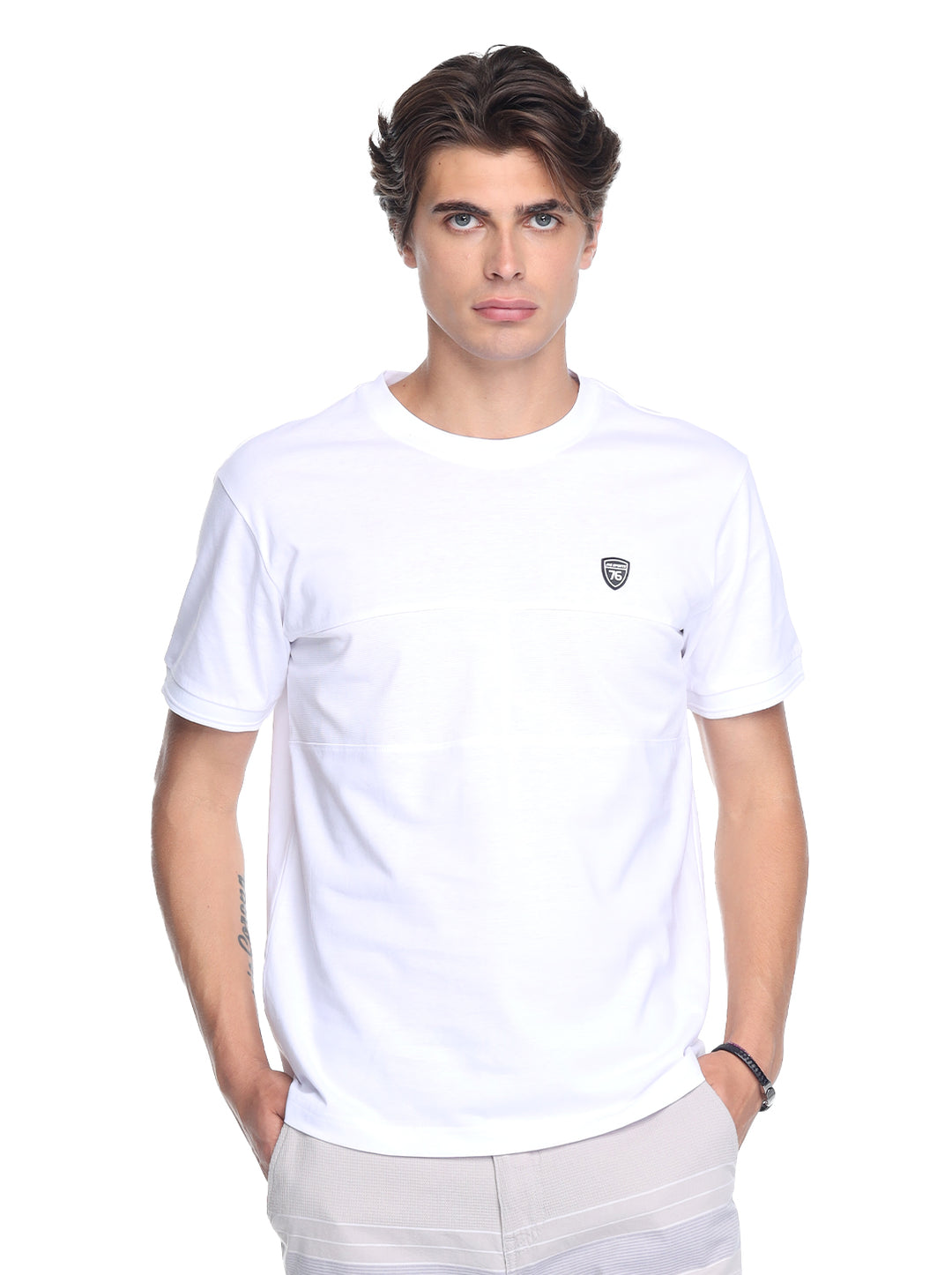 Jag  Men's Round Neck  Rugged Boxy Fit SJ Bio Polish 31CL2001