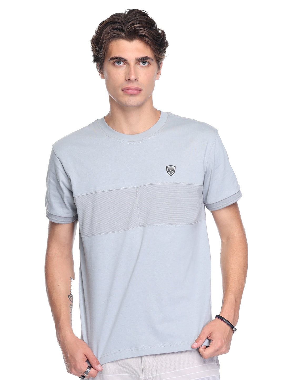 Jag  Men's Round Neck  Rugged Boxy Fit SJ Bio Polish 31CL2001