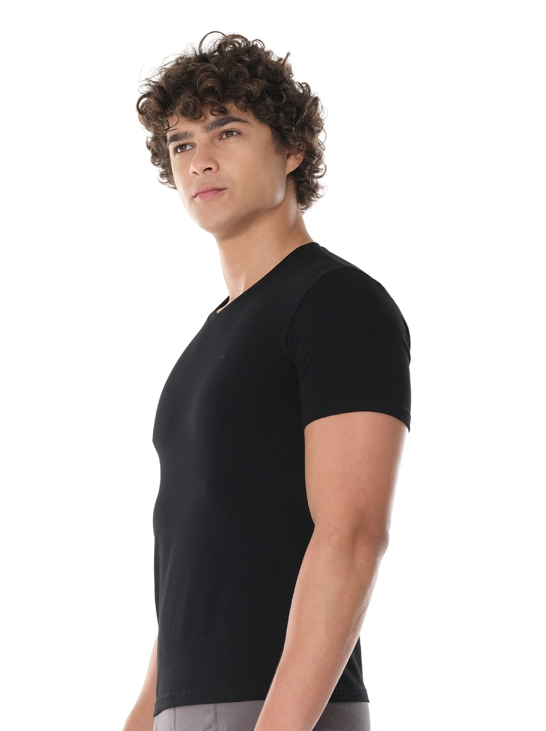Jag Black Men's V-Neck Undergarments 3U022001