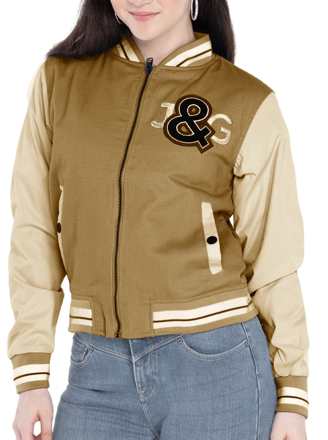 J&G Girls Varsity Jacket H9JA1000