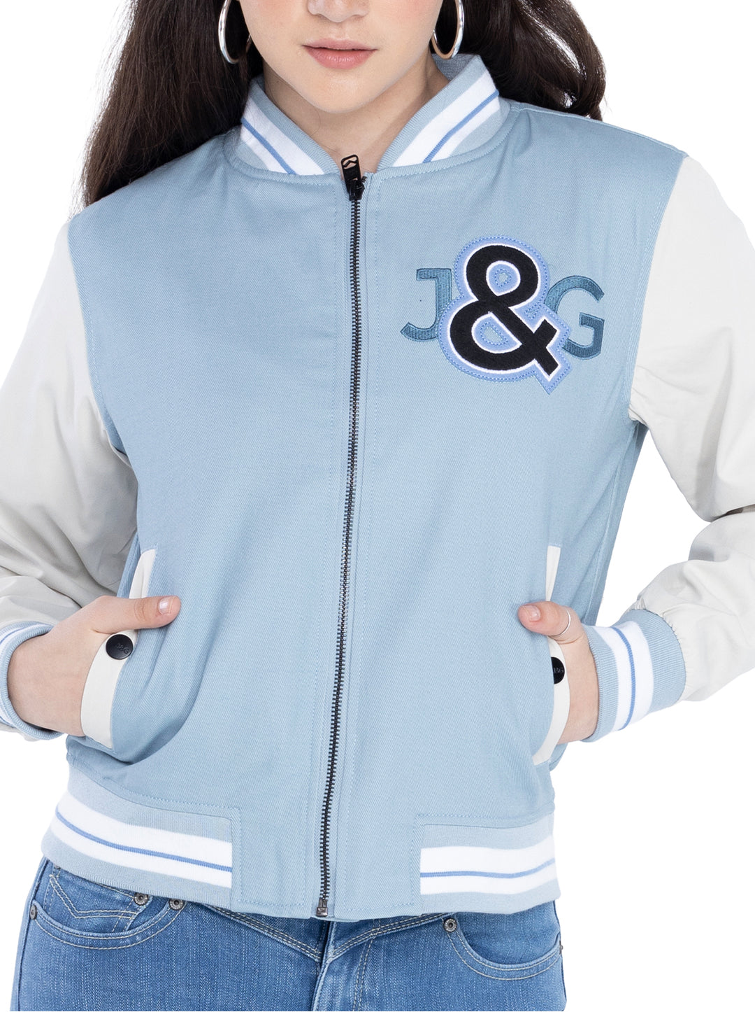 J&G Girls Varsity Jacket H9JA1000