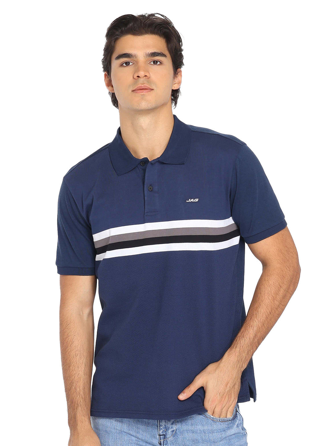 Jag Men's Sport Shirt Stripe American Vintage Fit
