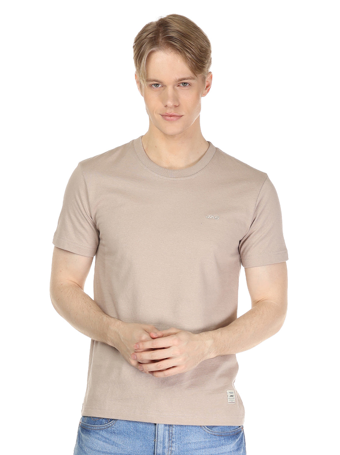 Jag Men's  Round Neck Rugged Boxy