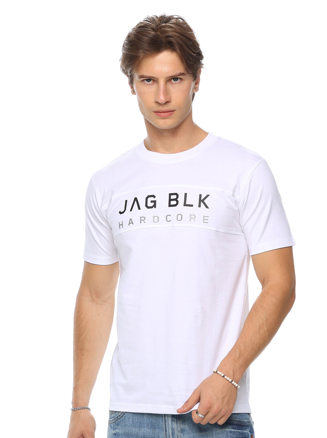 Jag BLK x Daniel Padilla Tops Round Neck Rugged Boxy Fit with DJ Emblem