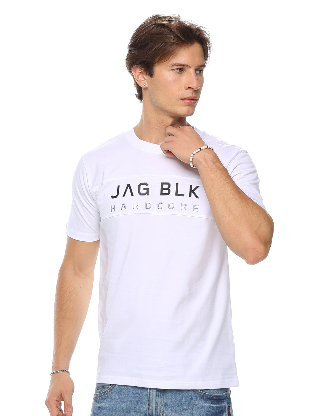 Jag BLK x Daniel Padilla Tops Round Neck Rugged Boxy Fit with DJ Emblem