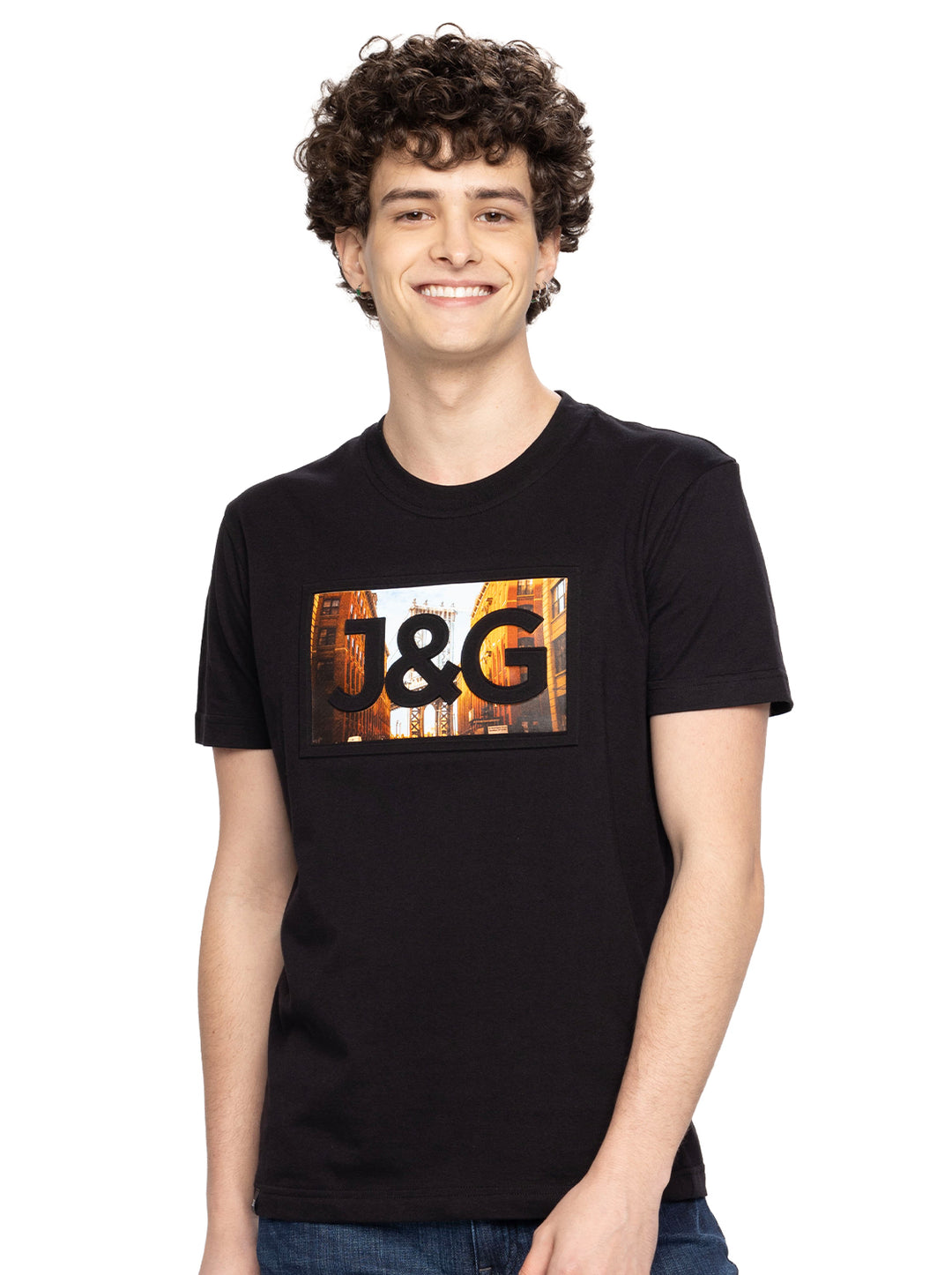 Jag Men's Round Neck Rugged Boxy SJ24CC