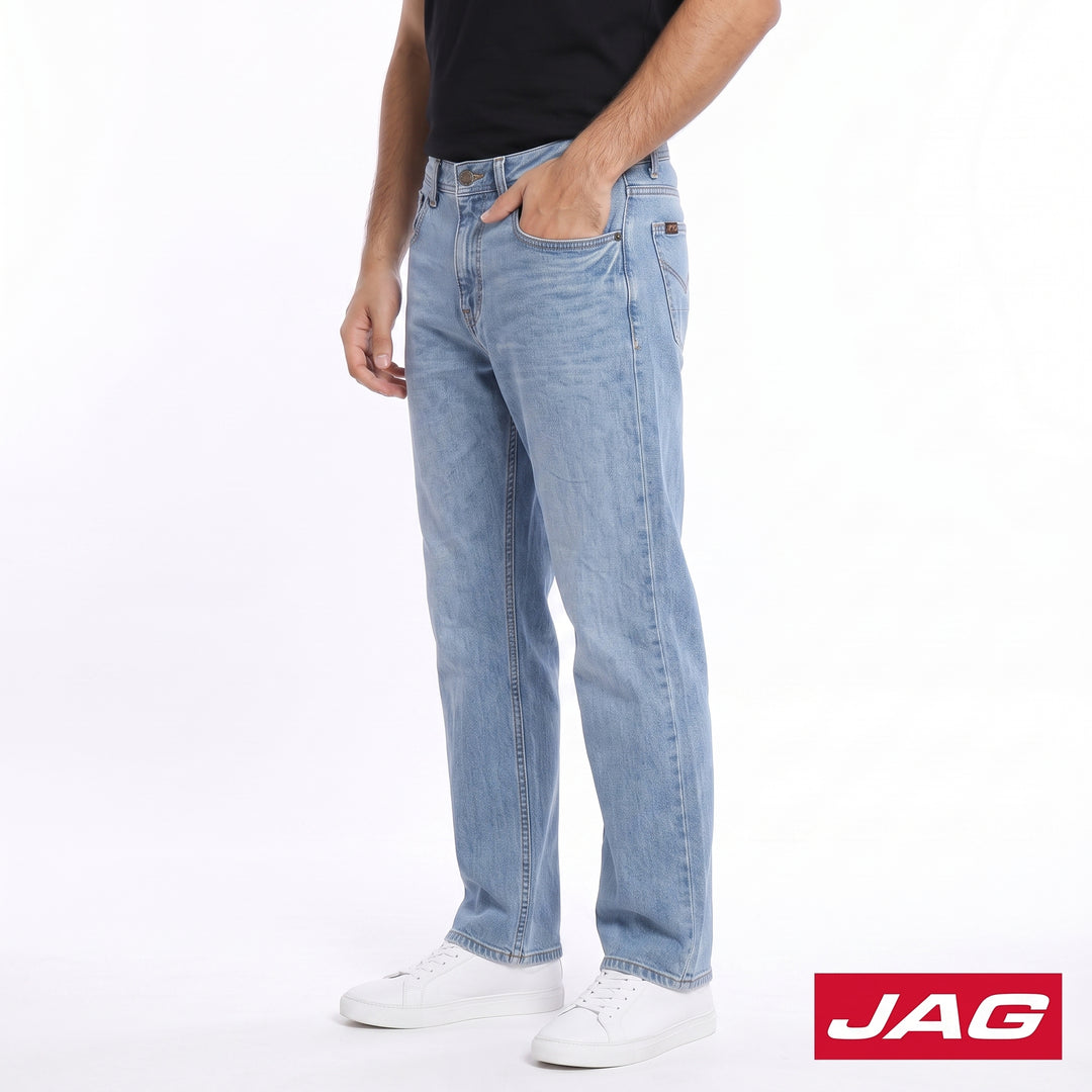 Jag Denimtech X Daniel Padilla Men’s Baggy Denim Jeans 30" Wide Straight Pants 193033K5