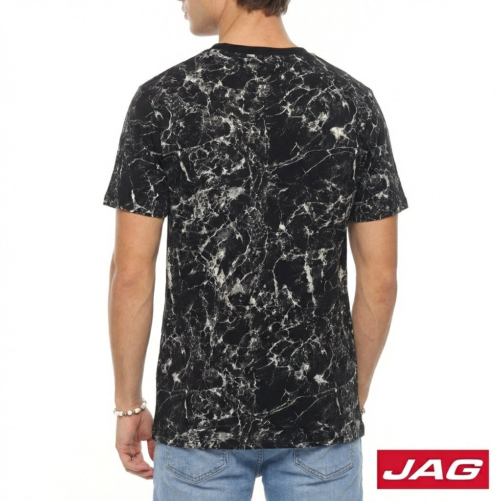 Jag Black Men's Round Neck Rugged Fit 30LP2001