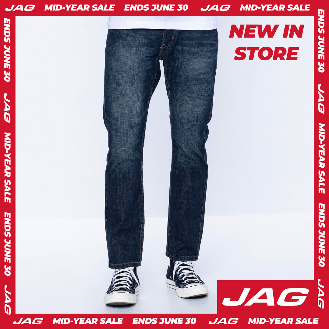 Jag Men's Low & Lean Jeans 28" Inseam in Desert Wash