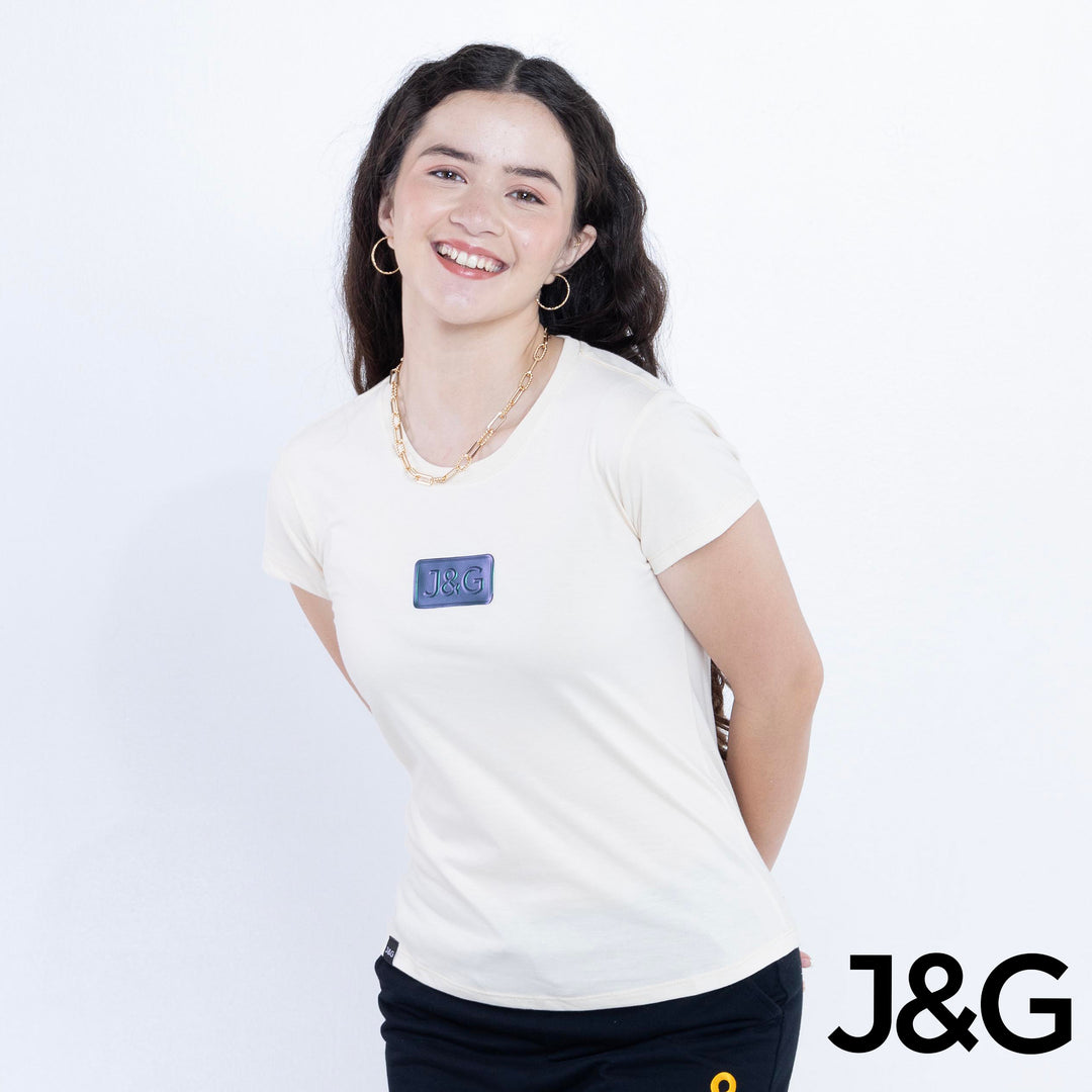J&G Girl's Tee Logo Tee Basic Fit
