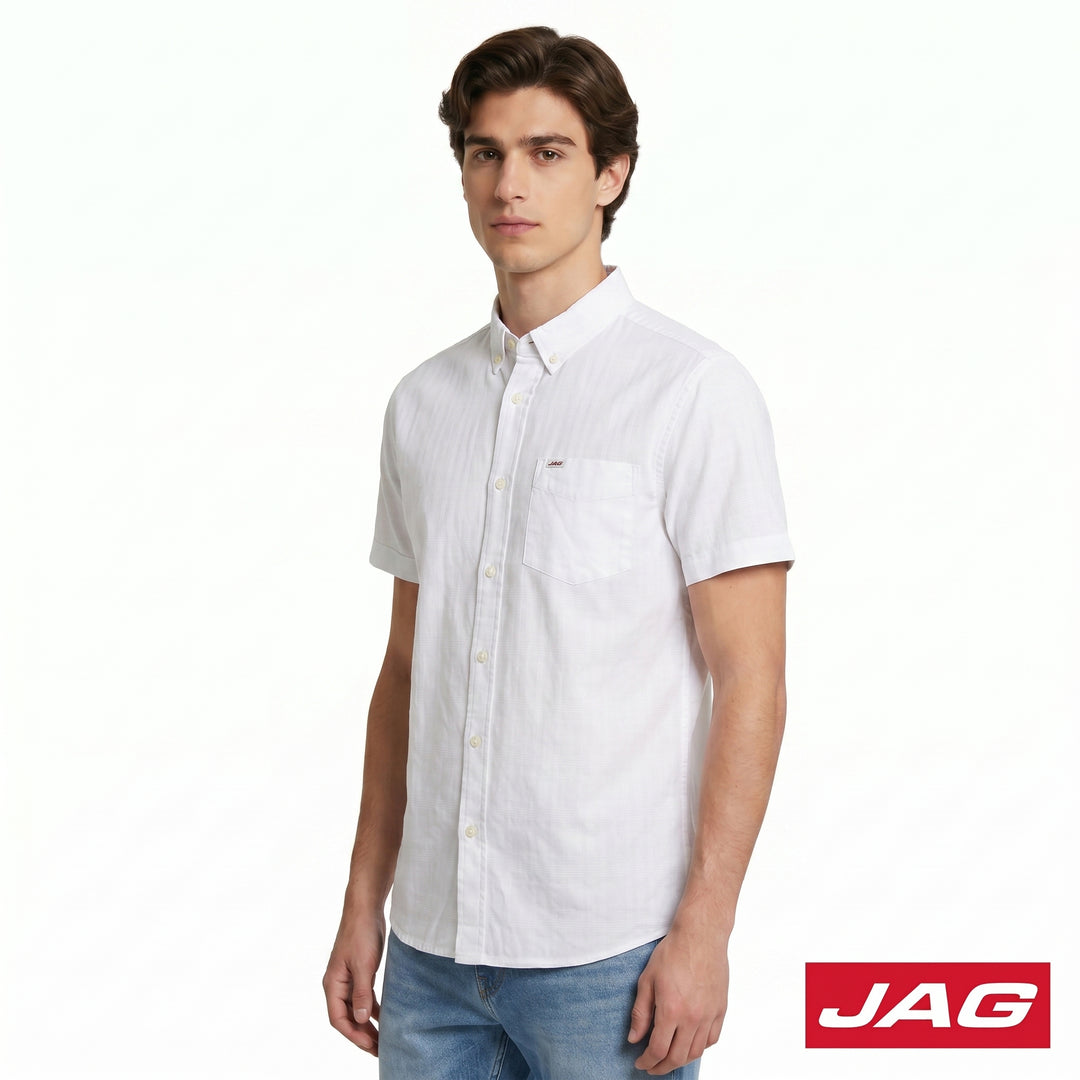 Jag Men's Tailored Fit Short Sleeve Polo 963Y7000