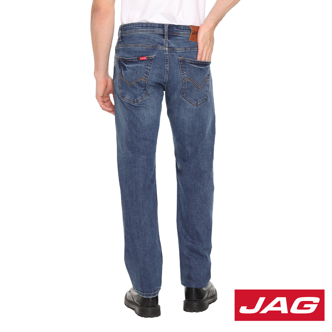 Jag Men's Slim Straight 30" Denim Pants