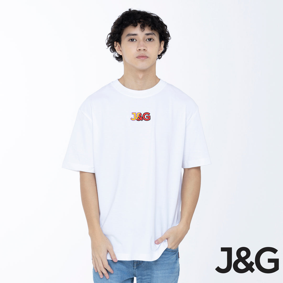 J&G Boy's Logo Tee Loose Fit